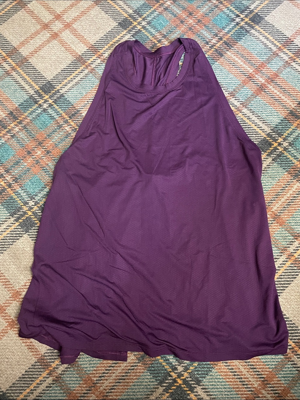 Purple Racerback Athletic Tank Top